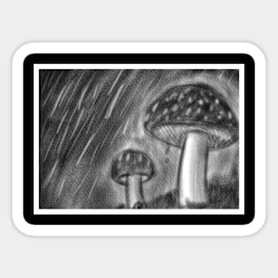 Mushy Mushrooms Sticker